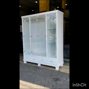 Lemari Pakaian Gamis Dan Rak Tas Premium Bisa Knockdown