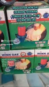 GAS REGULATOR HP WINN W 181 M HIGT PRESSURE / TEKANAN TINGGI PAKAI METER
