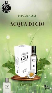 Nước hoa Nam Nữ Hparfum GI0 Trắng chai 25ml Dạng xịt Nước hoa Pháp hàng Authentic