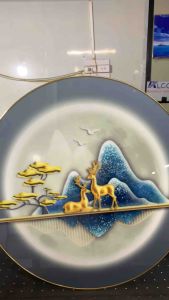 Tranh đồng hồ treo tường tráng gương 3d cao cấp ️Giá xưởng️ Tranh trang trí decor kèm đinh treo không cần khoan