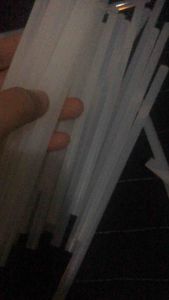 Clear Glue Stick payat 50 PCS - 7mm x 100 mm for Small Glue Gun - Transparent Adhesive Rods for Stationery and Craft Use