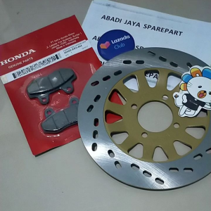 PIRINGAN CAKRAM SUPRA X + DISPED DEPAN KR3 HONDA REVO LAMA SUPRA X 125 KARISMA SUPRA FIT NEW