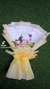 READY MONEY BOUQUET/ BUKET UANG WARNA YELLOW BEIGE