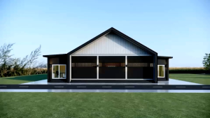 แบบโกดังผลิตสินค้าจั่ว 1 ชั้น