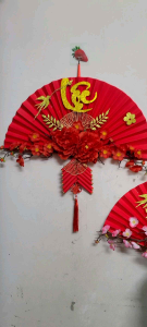 Quạt treo trang trí tặng Tết tân gia khai trương mừng thọ size đại 60cm