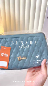 GFR - Lunara Pouch By Gabia Pouch wanita bordir Dompet wanita bahan kulit sintetis