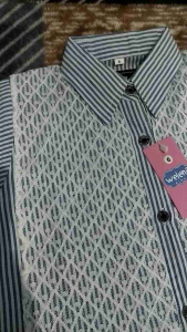 Gamis Muslim Anak Derlin Maxy Katun Poplain Salur Premium Good Quality