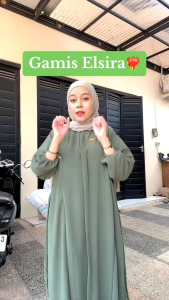 Gamis Wanita Crinkle Airflow Terbaru Lebaran 2024 Viral Polos Idul Fitri Busui Jumbo XXL