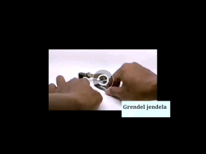 Grendel Jendela Rambuncis Ukir Bahan Kuningan