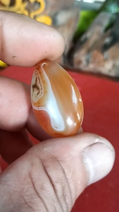 Mặt dây chuyền lắc tay mã não thiên nhiên trong suốt  có khoan lỗ quý khách chỉ việc đeo