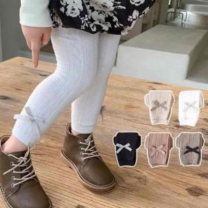 Quần Legging Len Nơ Nhiều Màu Đính NƠ NHỎ Cho Bé Gái 0-5 tuổi Quần Tất Len Không Bàn Bé Gái Hàng QC