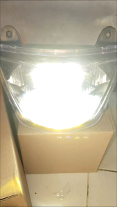 Reflektor Lampu Depan Ninja RR Old RR Lama Smoke Coustom Biled Shroun Proji Biled 4 Lensa 8D Corong Blazer