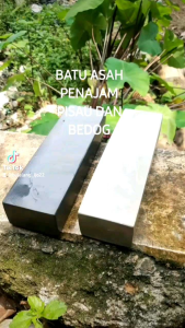 Paket Isi 2 PCS Batu Asah Pisau Asli Alam Size 20 x 6 x 4 CM