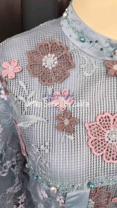 Dress Jelita dual layer Series Zalifa Bahan Silky Premium nyaman gaun kondangan