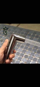 สายฉีดชำระ เคลือบโครเมียม ขนาดที่ 6.5 มม ของแผ่นครีม น้ำเป็นฟองแรง ที่ฉีดก่อน หัวฉีด สำหรับฉีดผิวหน้า ผิวหน้าเข้มข้น