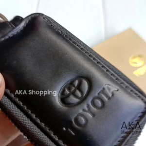 GK MERK11 | Dompet STNK Gantungan Kunci Mobil | Remote Keyless | Kulit Asli | SMOOTH