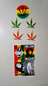 #สติ๊กเกอร์แต่งรถ #สติ๊กเกอร์รถมอเตอร์ไซค์ #สติ๊กเกอร์หมวกกันน็อค #ลายใบกัญชา #Cannabis