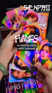BINI: FLAMES PHOTOCARDS with CHIP BAG
