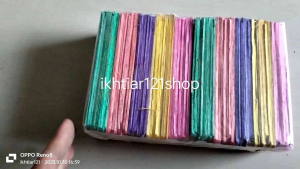 (COD) Stik Es Krim Polos/Warna-warni / Stick Es Krim Kerajinan