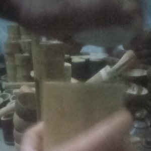 wadah bumbu dapur garam bahan bambu