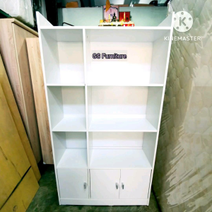 GS Furniture ตู้วางของ ชั้นวางของ ชั้นวางหนังสือ ชั้นอเนกประสงค์ ขนาด 90 ซม