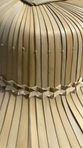 หมวกสานใบลานขนาดใหญ่ เส้นผ่านศูนย์กลาง 47-50 เซน