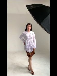 BISA (COD) Kebaya Encim Bordir Lengan Panjang | Kebaya Wanita | Kebaya Modern