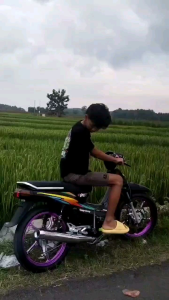 Knalpot Yamaha Alfa Tipe Boban Bobokan Nuklir Croom