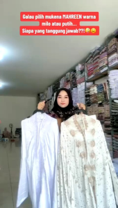 Mukenah Mahreen Setelan Berlengan + Free Tas