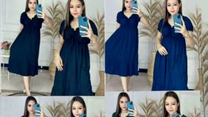 DASTER ELSA DASTER SERUT KEKINIAN MOTIF POLOS Al HAFIZ ST