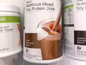 Minuman Protein Campuran Soya Berkhasiat (TIADA BOTOL) / Nutritious Mixed Soy Protein Drink (NO CANS)