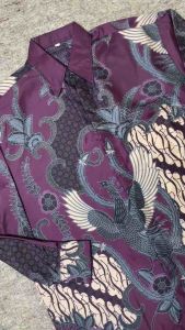 COD bayar di tempat - Kemeja Pria Motif Batik Terbaru - Batik Pria Lengan Panjang Ukuran M L XL XXL