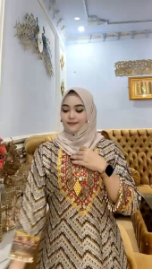 GamiS Hindi telor kotoh bordir depan terbaru