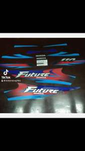 Bộ tem honda future 2001 màu xanh dương hàng 3 lớp Nhập Thái Lan chất lượng cao dành riêng cho dòng xe này tem in lụa màu sắc cực đẹp như tem hãng giá bán cực tốt bán lẻ như bán sỉ