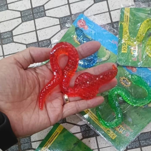 1PCS STICKY JELLY SNAKE SLIME DE-STRESS TOY SQUISHY Ular mainan