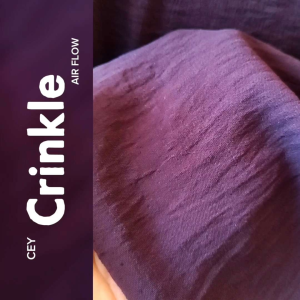 Kain Cey Crinkle Air flow eceran per ½ meter bahan gamis dress kerudung tunik rok blazer dna lainnya