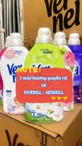 Nước Xả Vải Vernel Hương Nước Hoa Tươi Mới Mềm Mại Và Thơm Ngát Lên Đến 7 Ngày Từ Tập Đoàn Henkel Châu Âu
