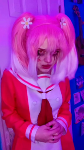 Kostum Cosplay Cewek Hiragi Nana: Aksesoris & Set Costum