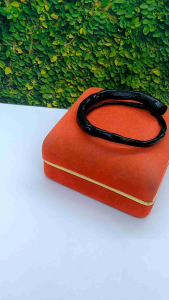 Gelang akar Bahar hitam lentur size kantoran B289