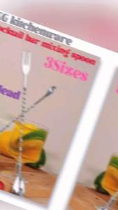Stainless Steel Dual Head Stirrer Cocktail Bar Mixing Spoon Swizzle Sudu Pengadun Dua Kepala Keluli Tahan Karat 不锈钢双头搅拌器鸡尾酒吧搅拌勺
