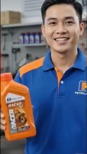 Chính hãng - Dầu nhớt xe số Petrolimex Racer SJ 20W50 (08L/1L) - nhớt xe số chạy êm máy