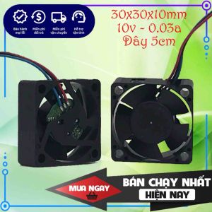 Quạt tản nhiệt Nidec 10v 003a 3cm (30x30x10mm) chính hãng mới
