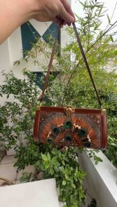 Túi 2hand đeo vai đeo chéo da tran nam phi mini cực xinh -T177