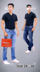 Celana Jeans Panjang LOUIS MARTINE Standar Reguler Fit / Celana Jeans Pria Louis Martine Kualitas Premium ( Garansi 100% )