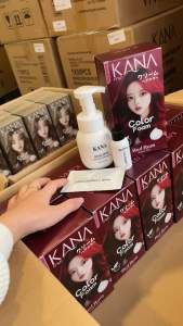 {สินค้าของแท้} KANA โฟมยอมสีผมคานะ สีสวย ยอมง่าย ไม่ต้องใช้ถ้วยย้อม//พร้อมส่ง🚚💨