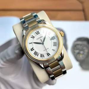 Đồng Hồ Nam Citizen AW1694-50A Eco-Drive Size 40 Demi Gold Sapphire