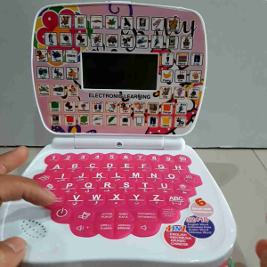 Mainan Laptop Belajar Dengan Layar Laptop Edukasi Alat Bantu Belajar