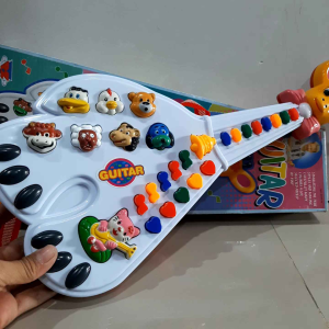 Mainan Musik Interaktif: Gitar & Lampu Suara Hewan