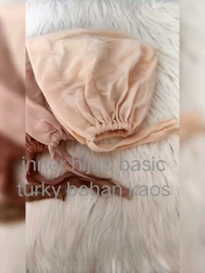 Inner Hijab Daleman Kerudung Bahan Kaos Kiput Basic Turki Tali Belakang