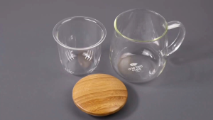 Gelas Saringan Teh Influinser / Tea Cup Mug with Infuser Filter - C225
